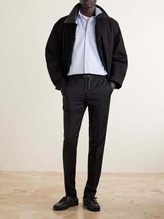 Slowear Slim-Leg Virgin Wool Drawstring Trousers