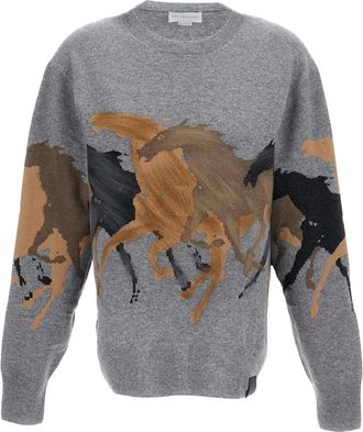 Stella McCartney Donna, Maglie, Grigio, M, new