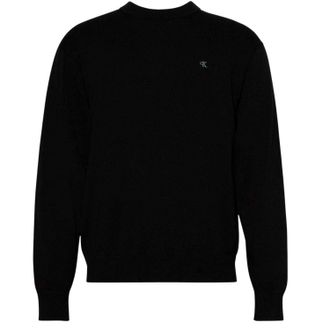 Calvin Klein Heren trui met monogram (Zwart)