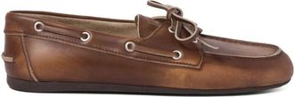 Miu Miu Bleached Leather Loafers