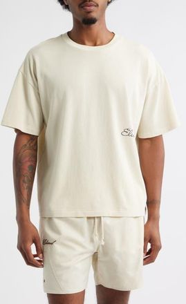 Elwood Trademark Crop Hill T-Shirt in White Oak at Nordstrom, Size Xx-Large