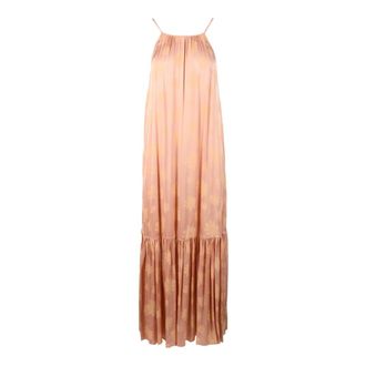 Alessia Santi jurk vrouw - Dames - Maxi kleedjes - Bruin - S - Kleedjes