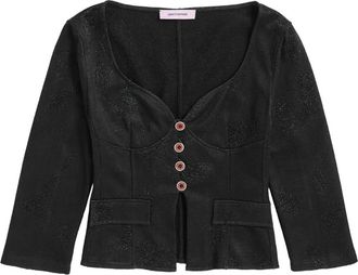 MACCAPANI Top strutturato Vinnie - Nero