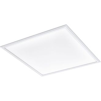 Eglo Plafoniera Moderna Salobrena-A Alluminio Bianco Luce Led Integrato 30W Ip20