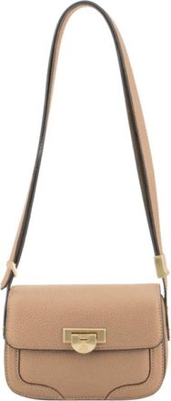 Pourchet Auteuil Crossbody Tas - Dames - Schoudertassen - Beige - ONE Size - Leer - Tassen