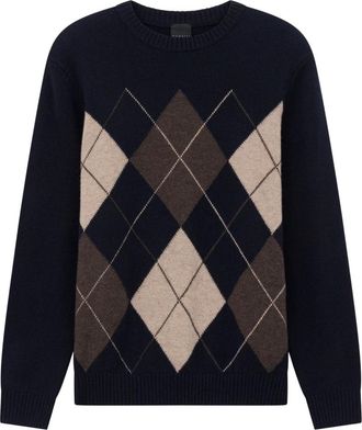Bugatti Pullover Girocollo - - Knitwear - Uomo - Blu - XL