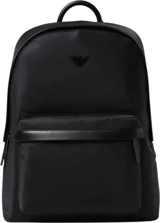 Emporio Armani Backpacks, male, Black, Size: ONE SIZE Versatile Modern Backpack
