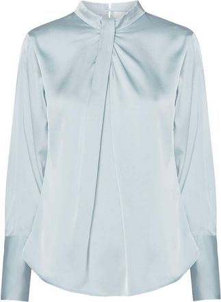 Karmamia Womens Tara Blouse In Hammered Sky