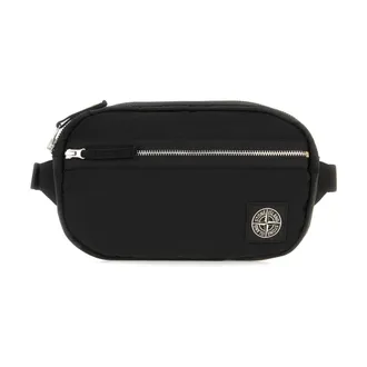 Stone Island Hombre, Bolsos, Negro, Talla: ONE Size