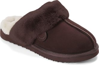 Dearfoams Fireside By Dearfoams Womens Sydney Genuine Shearling Scuff