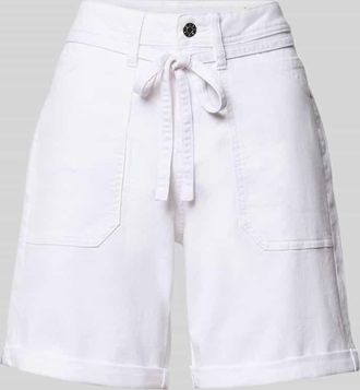 s.Oliver Red Label Regular Fit Jeansshorts aus Baumwoll-Mix in Weiss, Gr&ouml;&szlig;e 34