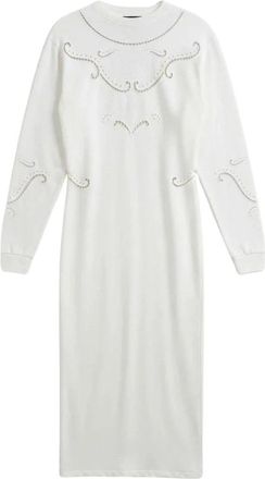 Isabel Marant Enaelle Jurk - Dames - Casual kleedjes - Wit - M - Katoen - Kleedjes