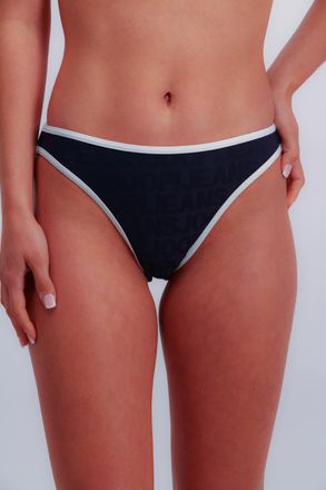 Joop Bikini-Hose JOOP JEANS JEANS LOGOGRAM, Damen, Gr. 34, N-Gr, blau (navy), Microfaser, Obermaterial: 83% Polyamid, 10% sonstige Fasern, 7% Elasthan, Bad