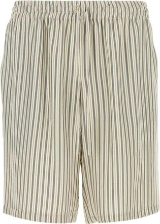 Le Kasha Geborduurde Zijden Bermuda Shorts - Heren - Korte Broeken - Veelkleurig - L - Korte Broeken
