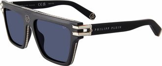 Philipp Plein Philipp Plein Mens 56mm Black Sunglasses SPP108V560703