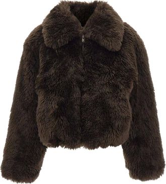Stand Studio Stand Studio - Aya Jacket - Dames - Jassen - Bruin - Maat: XS