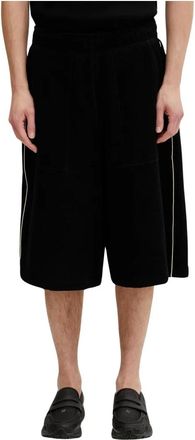 Wales Bonner Wales Bonner - Prince Shorts - Heren - Korte broeken - Zwart - Maat: XL Katoen