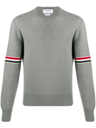Thom Browne Mens Sweaters Grey