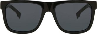 BOSS Boss 1647/S 807/IR Mens Sunglasses Black Size 55