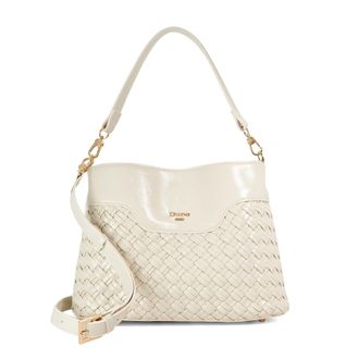 Dune London Womens Accessories Dinidelphine - Woven Shoulder Bag - Beige - One Size