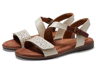Cobb Hill Zion Two-Piece Womens Shoes Vanilla Leather : 9.5 B - Medium