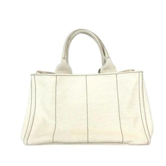 Prada Pre-owned Vintage Tote Bag - Dames - Pre-owned - Beige - Maat: ONE Size