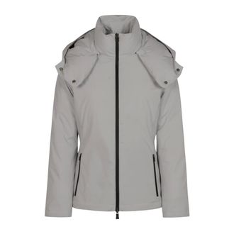 Herno Winter Jackets, female, Gray, Size: M Winter Jacket