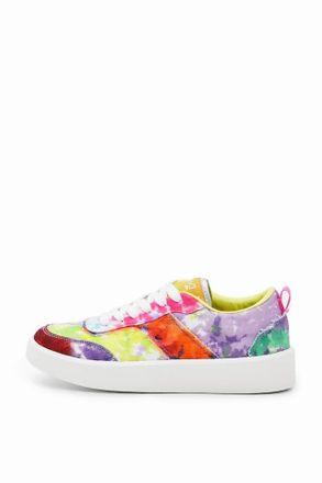 Desigual Tiedye Regenboog Sneakers Casual Lowtops