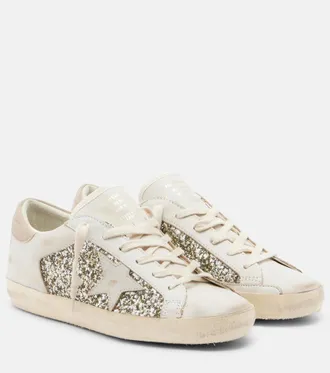 Golden Goose Super Star glitter leather sneakers