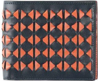 Serapian BILLFOLD 8CC MOSAICO BLACK/AMARANTH