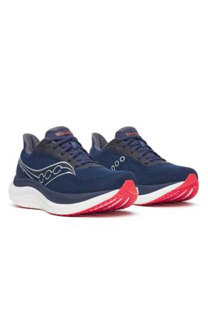 Saucony Mens Triumph 23 Shoe In Navy/red