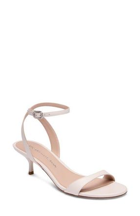 Stuart Weitzman Kellie Ankle Strap Sandal in Cream at Nordstrom, Size 5.5