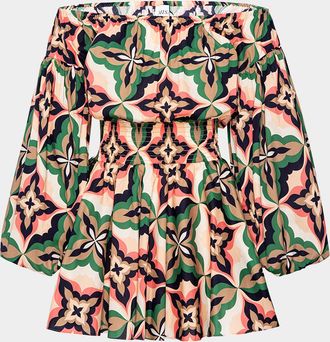 Misa Prismatic Tile Jordana Mini Dress