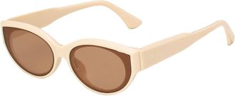 Generic Outdoor Mens Vacation Sunglasses Vacation Sport Driving Sun Glasses(Beige)