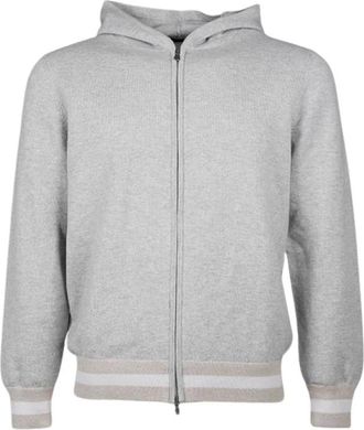 Gran Sasso Hoodies & sweatvesten, Heren, Grijs, L, Zip-through Sweatshirt