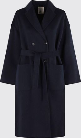 Semicouture Coat SEMICOUTURE Woman color Blue