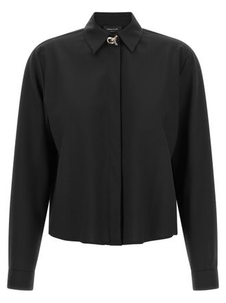Fabiana Filippi Black Boxy Solid Shirt
