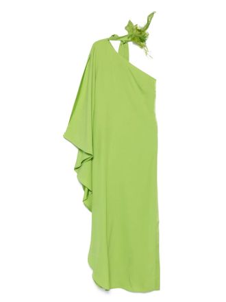 Taller Marmo Bolkan Garden dress - women - Viscose/Acetate - 42 - Green