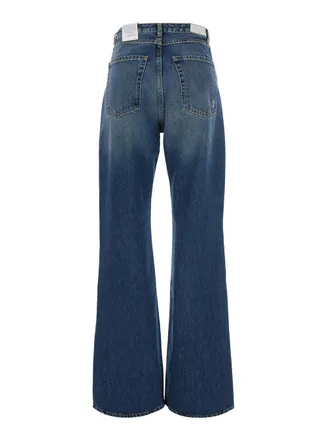 Icon Denim Los Angeles Slim Flared Jeans - Blue