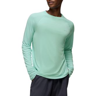 Prana Sol Shade Long Sleeve Performance T-Shirt in Sea Glass at Nordstrom, Size Xx-Large