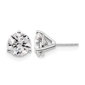 Diamond2Deal 14k White Gold 6 ctw Lab Grown Diamond Stud Earrings