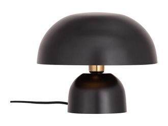 VENTE-UNIQUE.COM L&aacute;mpara de mesa metal negro