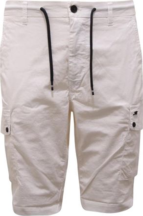 Mason's Cargo Shorts in Bermuda Stijl - Heren - Korte Broeken - Wit - XS - Korte Broeken