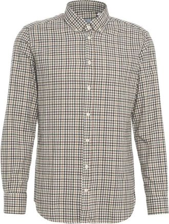 Bastoncino Checkered Shirt With Classic Button-Down Collar And Buttoned Cuffs