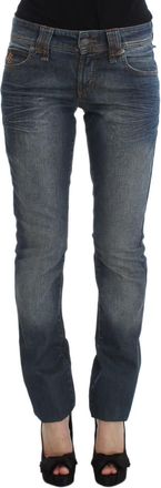 John Galliano Wash Cotton Blend Slim Fit Womens Jeans
