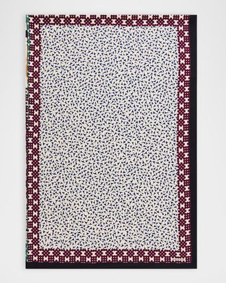 Dries Van Noten Men & apos;s Flora Printed Viscose Scarf