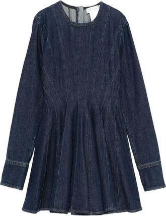 Sportmax Aereo jurk met vlakken - Blauw