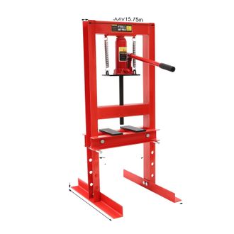 OEM Prensa Hidr&aacute;ulica, Capacidad De 6 Toneladas, Altura Regulable, Color Rojo