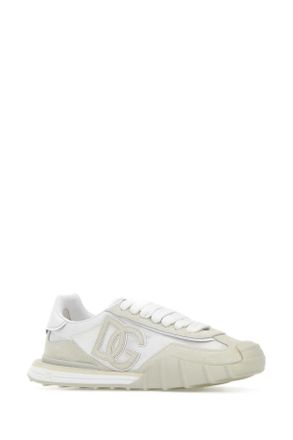 Dolce & Gabbana Cs2384a0136 8s169 Biancopanna Pa Vitello Sneaker