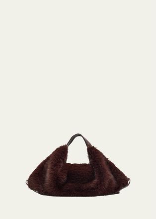 3.1 Phillip Lim Luna Medium Faux Fur Shoulder Bag